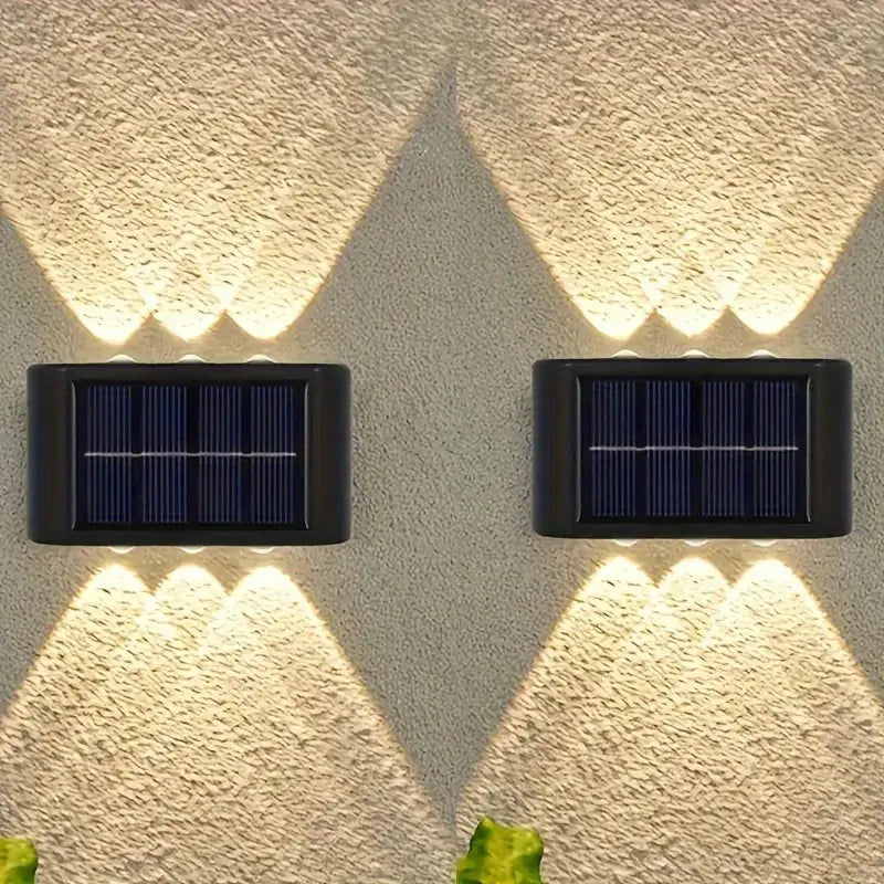 Solcellsdriven Vägglampa