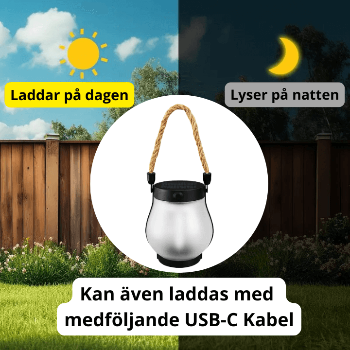 Soldriven EldLykta