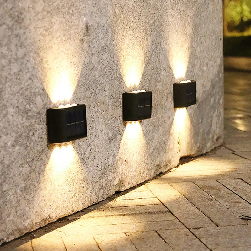 Solcellsdriven Vägglampa